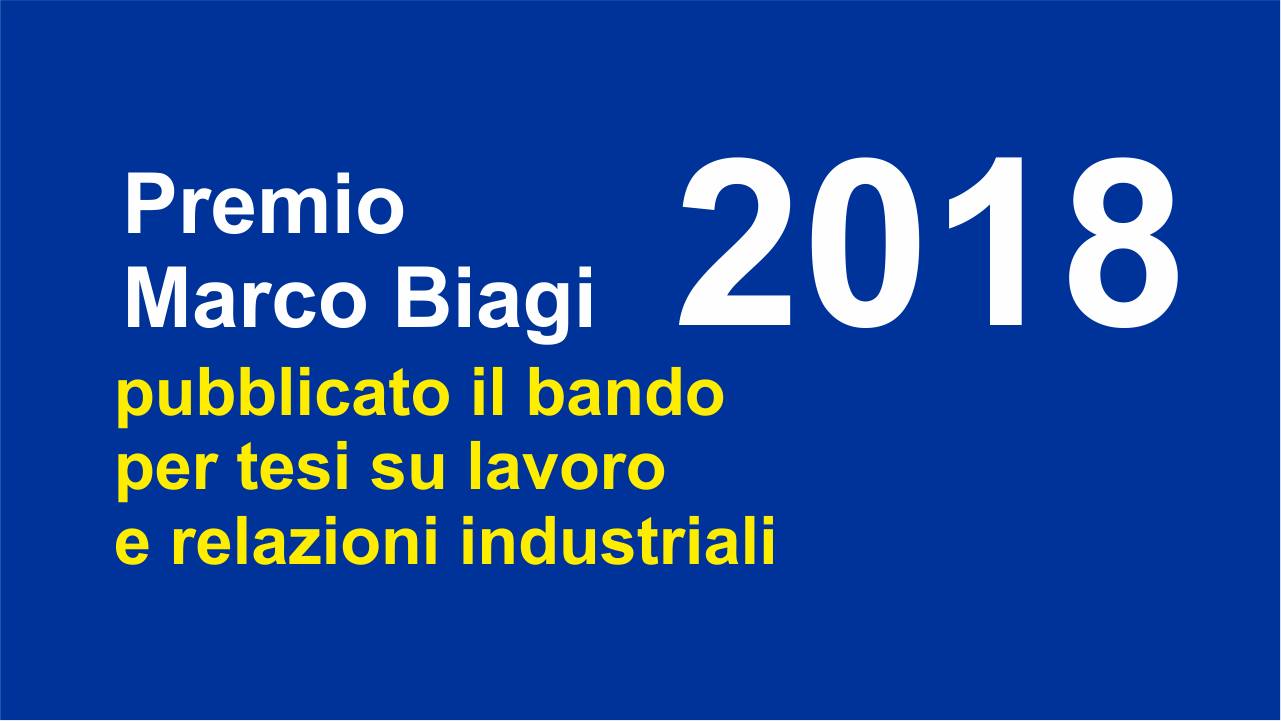 Premio Marco Biagi