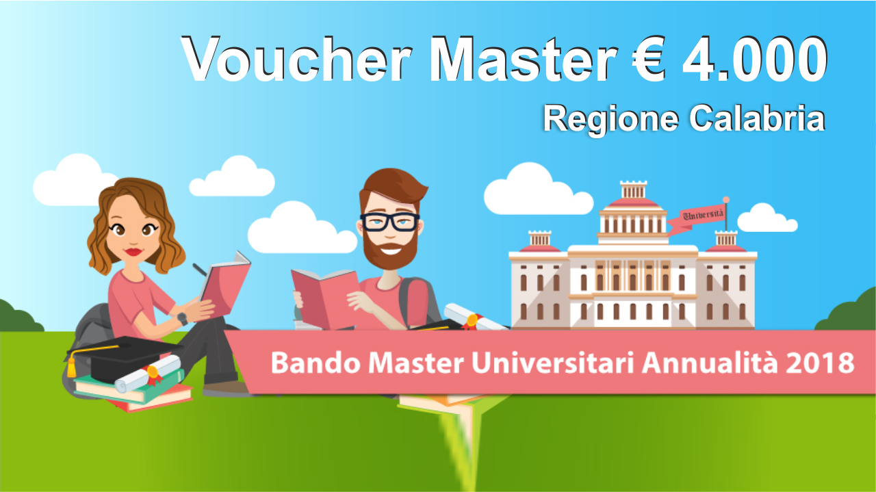 voucher Master 2018 Regione Calabria